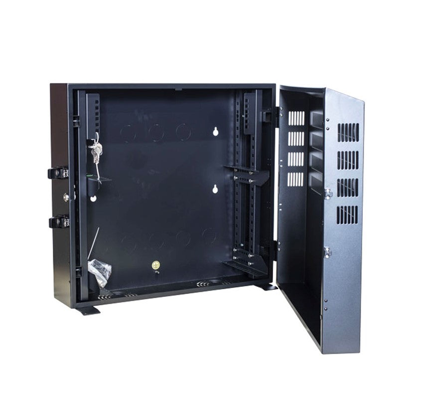 PowerShield Vertical Wall Mount Rack with 4U vertical capacity, Short Model, provides secure and space-saving mounting for UPS systems PowerShield Vertical Wall Mount Rack with 4U vertical capacity, Short Model, provides secure and space-saving mounting for UPS systems